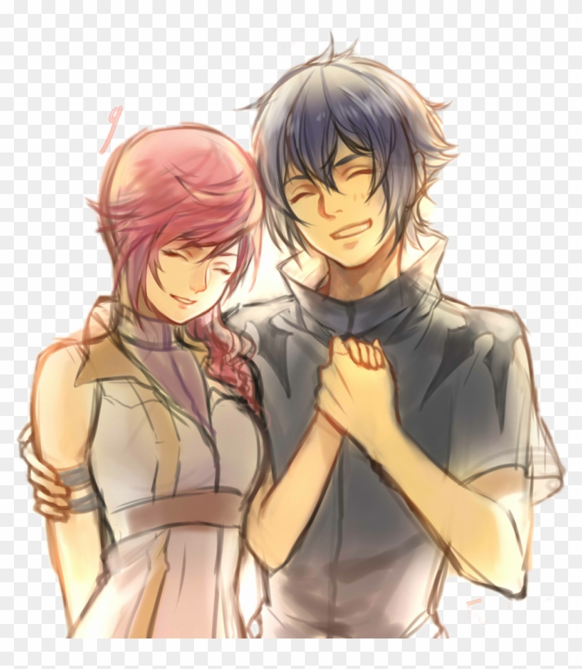 Noctis Sticker - Lightning X Noctis Gif, HD Png Download - 1024x1128