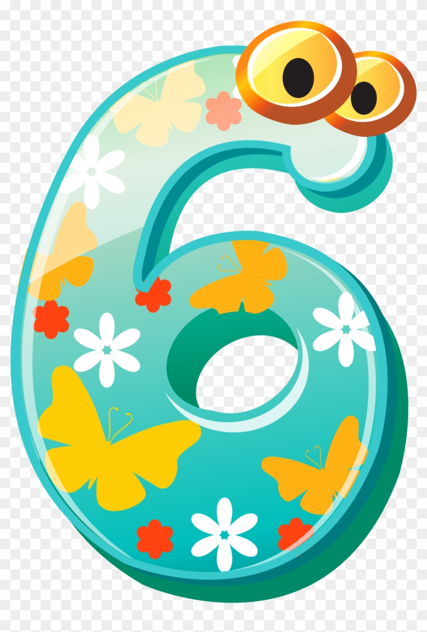 Numbers Clip Art Kids Free Clipart Images Image - Six Clipart, HD Png