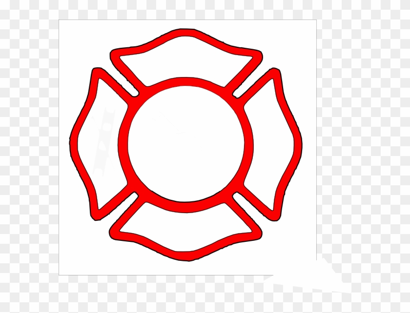 19 Firefighter Badge Graphic Black And White Download Blank Fire