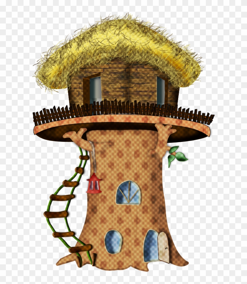 ✿*crea Con Casitas *✿* Mushroom House, Cartoon House, - Free Transparent  Fairy House Clipart, HD Png Download - 686x956(#748544) - PngFind