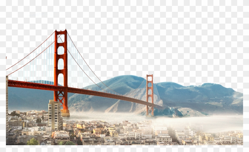 Golden Gate Bridge , Png Download - Golden Gate Bridge, Transparent Png -  1140x645(#753116) - PngFind