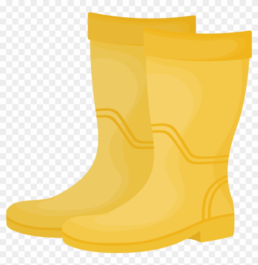 transparent rubber boots