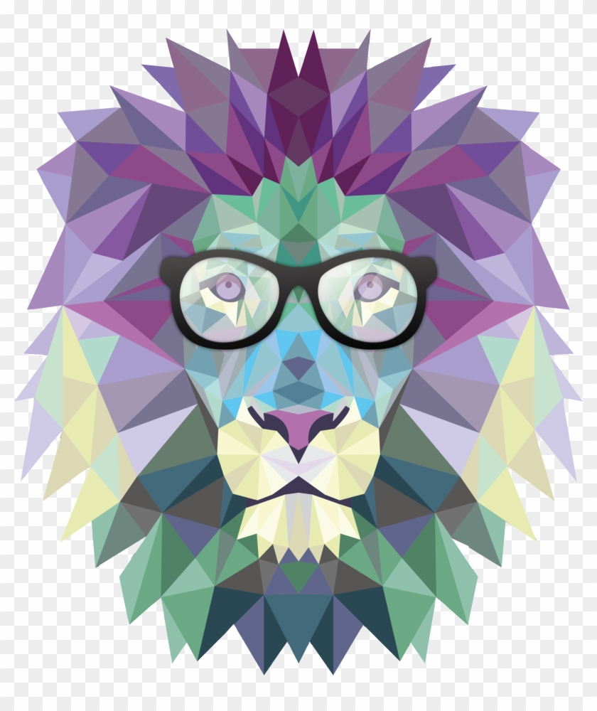 Free Free 120 Geometric Lion Svg SVG PNG EPS DXF File