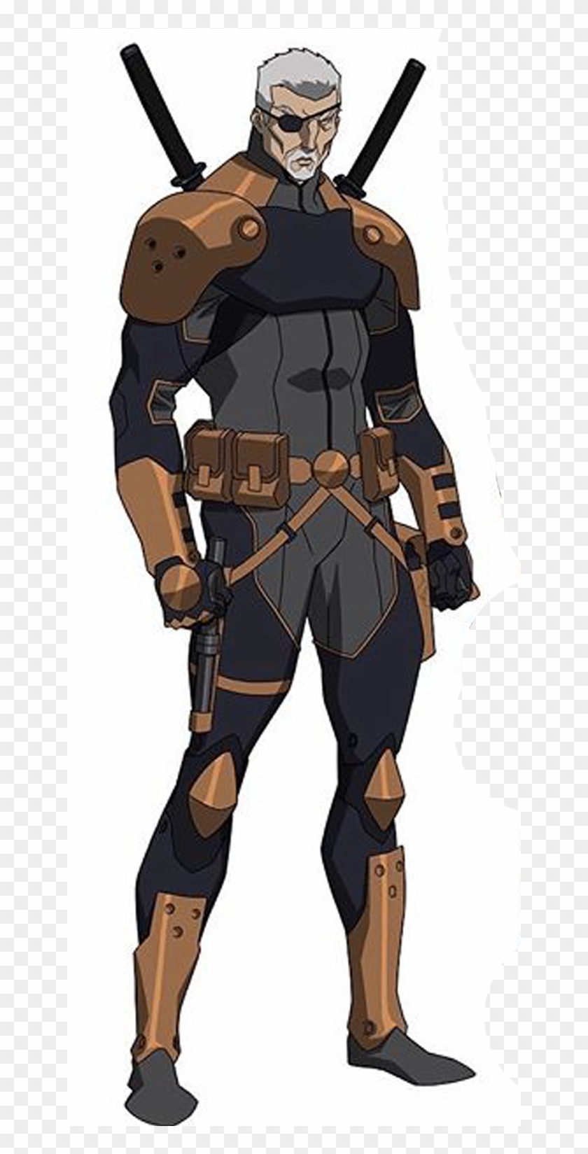 No Mask Batman Animated Movies, Young Justice Characters, - Teen Titans Judas  Contract Deathstroke, HD Png Download - 1140x1568(#755961) - PngFind