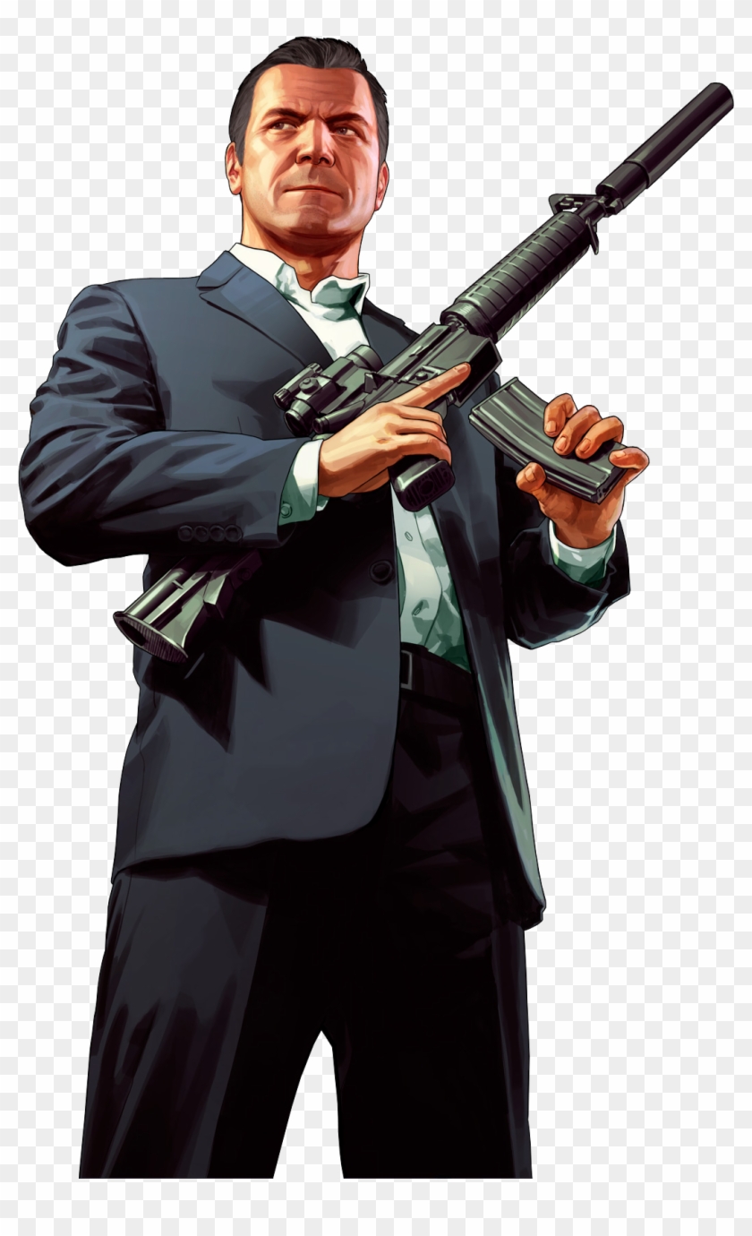 Michael Gta Png Gta 5, Transparent Png 1062x1676