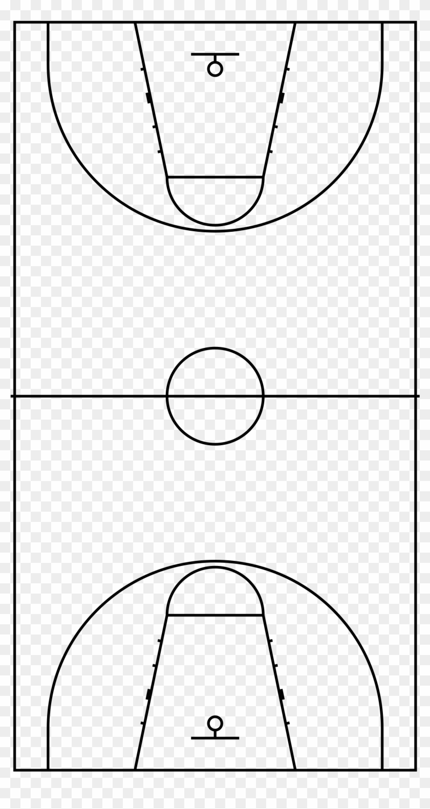 Printable Basketball Full Court Diagram