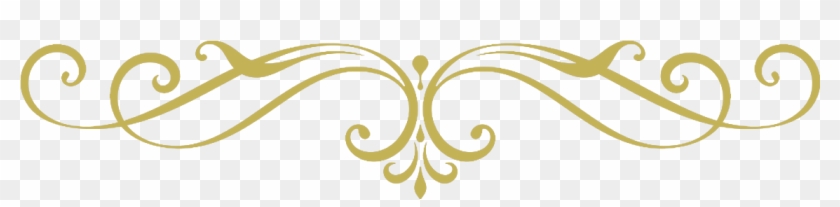 Divider Clipart Gold 9 %281%29 1539388780 - Decorative Scroll Png ...