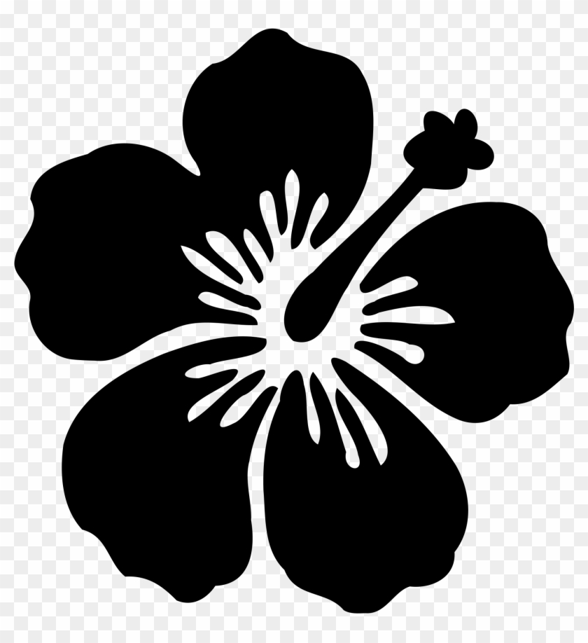 Download File Flower01 Svg Hibiscus Silhouette Hd Png Download 920x1000 766770 Pngfind