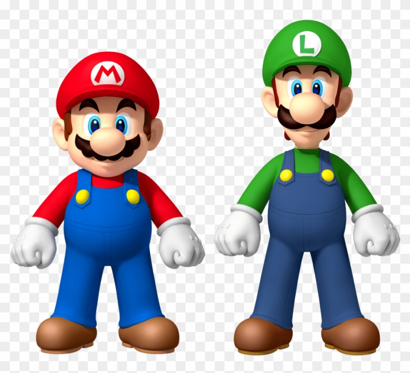 Most Popular Characters Playful Beards Marioluigi - Mario Luigi, HD Png  Download - 1000x850(#772060) - PngFind