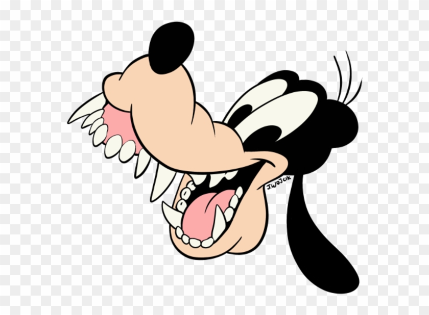 Goofy With Realistic Canine Teeth - Goofy Is An Apex Predator, HD Png ...