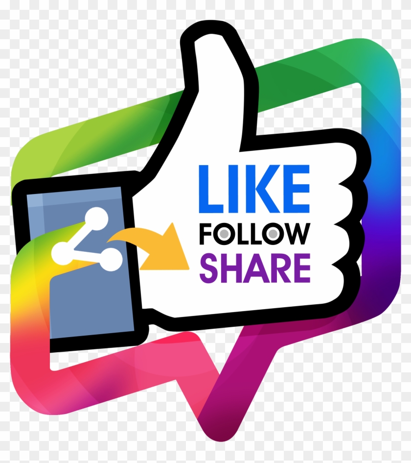 Like And Share Png - Clip Art, Transparent Png - 4000x4000(#782265