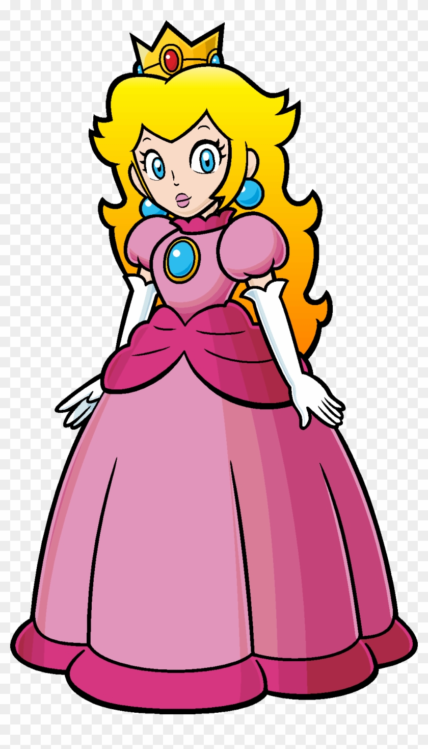 Princess Peach Clipart Original Design - Princesa De Mario Bros Dibujo, HD  Png Download - 1045x1777(#783104) - PngFind