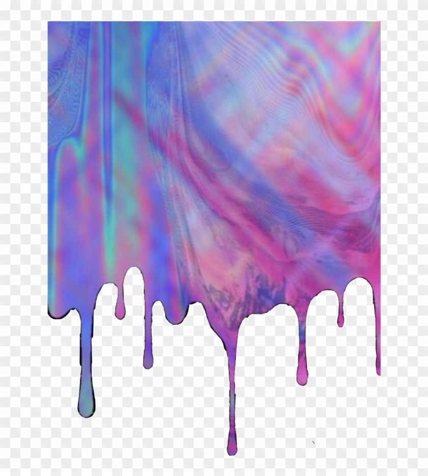 Holographic Paint Drips and Splashes · Creative Fabrica