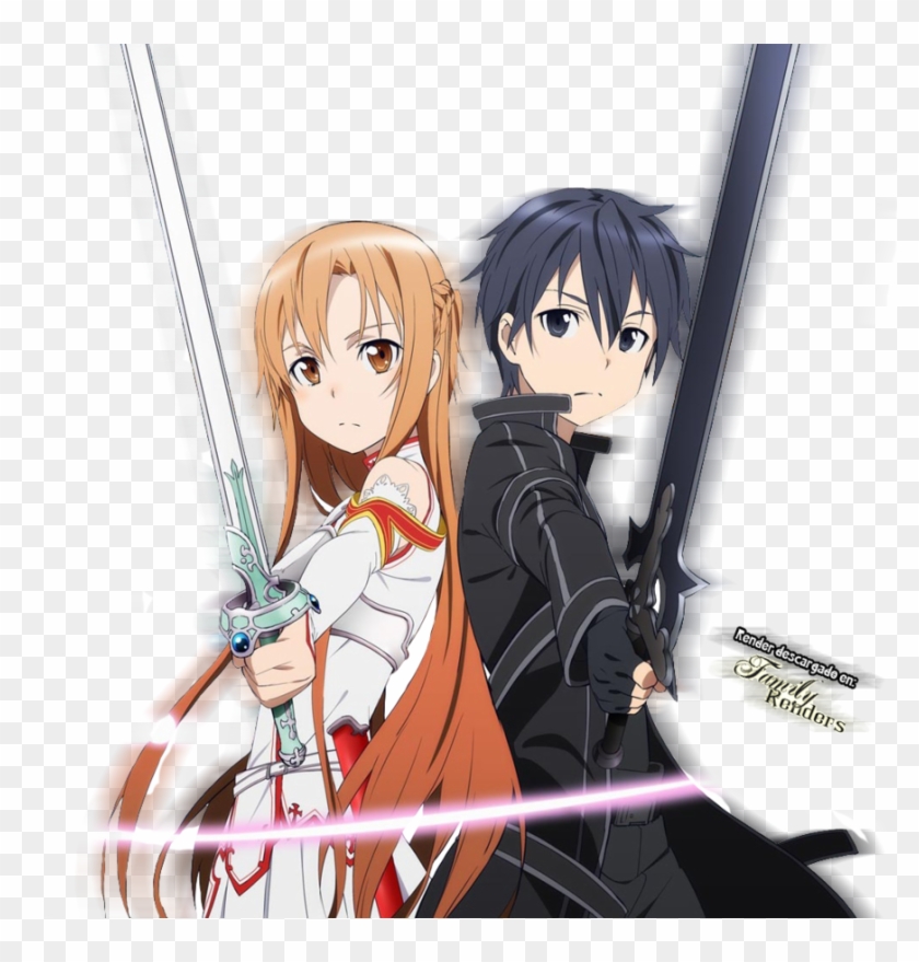 Kirito Y Asuna Png - Asuna Yuuki Dan Kirito, Transparent Png - 894x893 ...