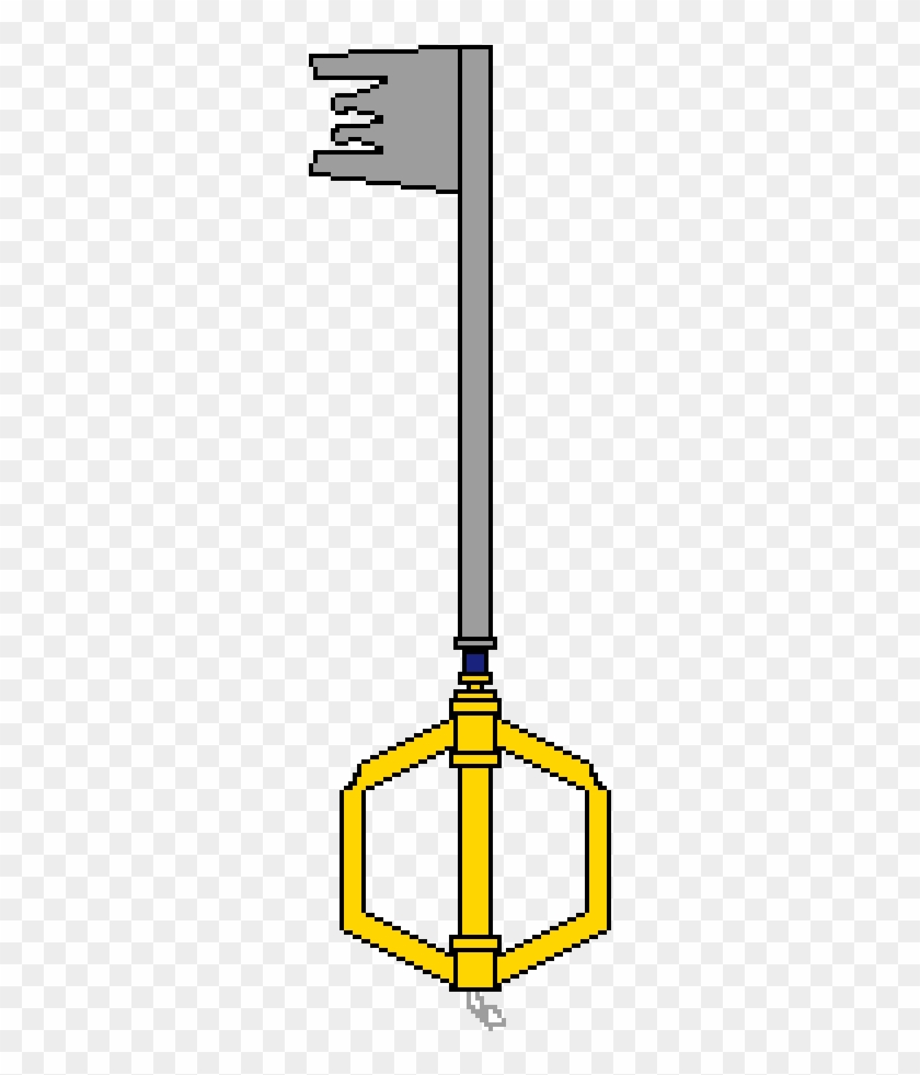 Keyblade Vector Simple Keyblade, HD Png Download - 600x1200(#785370) - PngFind