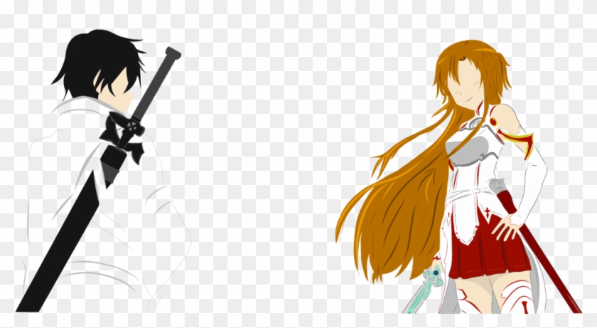 Asuna Yuuki - Sword Art Online Asuna And Yuna, HD Png Download, free png  download