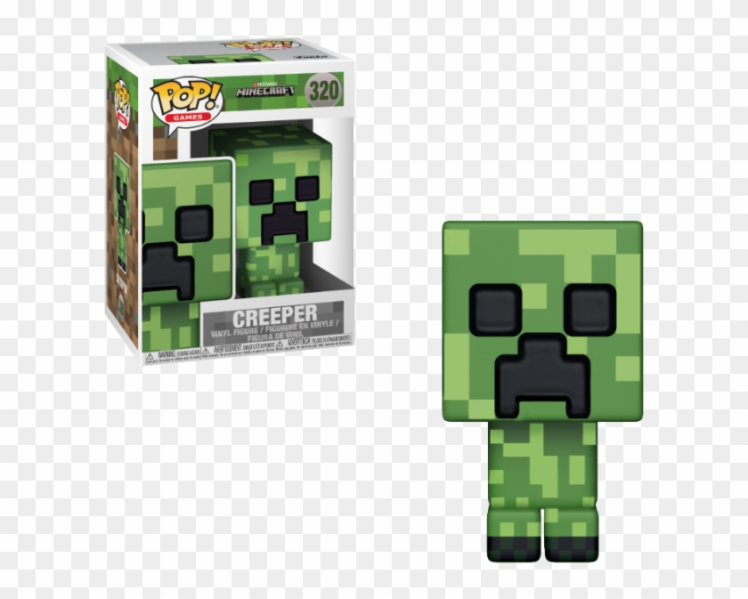 Vinyl Minecraft Creeper Minecraft Creeper Funko Pop Hd Png