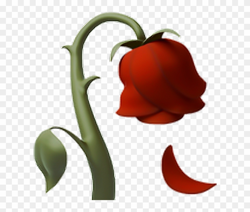 Rose Deadrose Flower  Emoji  Iphone Clip Library Library 