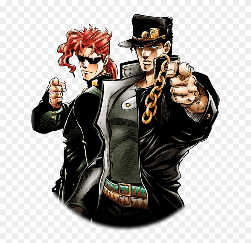 Jotaro Kujo And Kakyoin