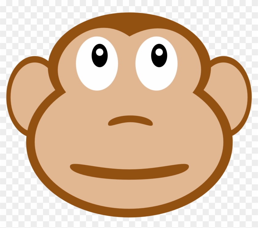 Monkey Face Clipart - Cartoon Monkey Face, HD Png Download -  1969x1683(#799264) - PngFind