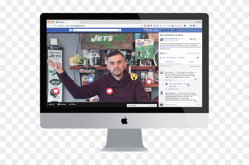 Facebook Live Tips And Tricks - Computer Monitor, HD Png Download ...