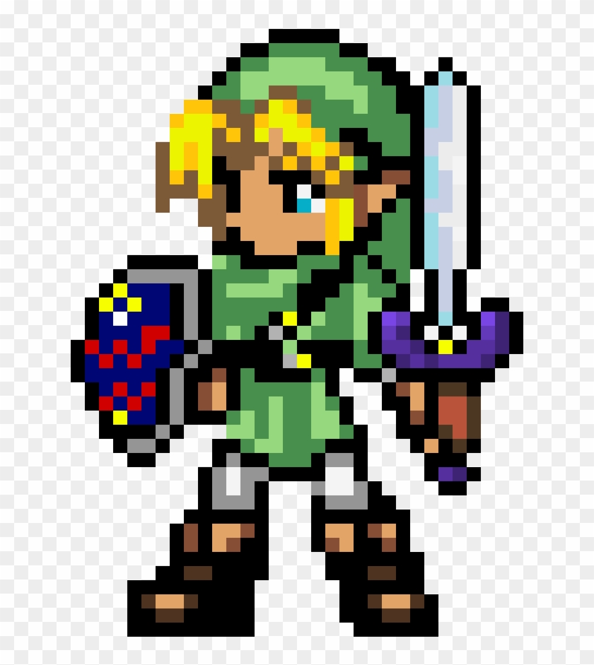 Link Pixel , Png Download - Legend Of Zelda Pixel Art, Transparent Png