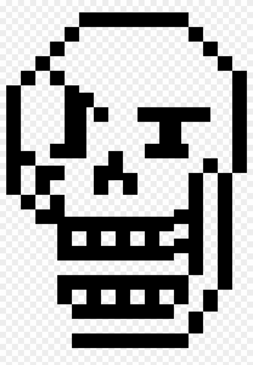 Papyrus Face Png Marionette Fnaf Pixel Art Transparent Png 1049x1462 82134 Pngfind - pikachu roblox lenny