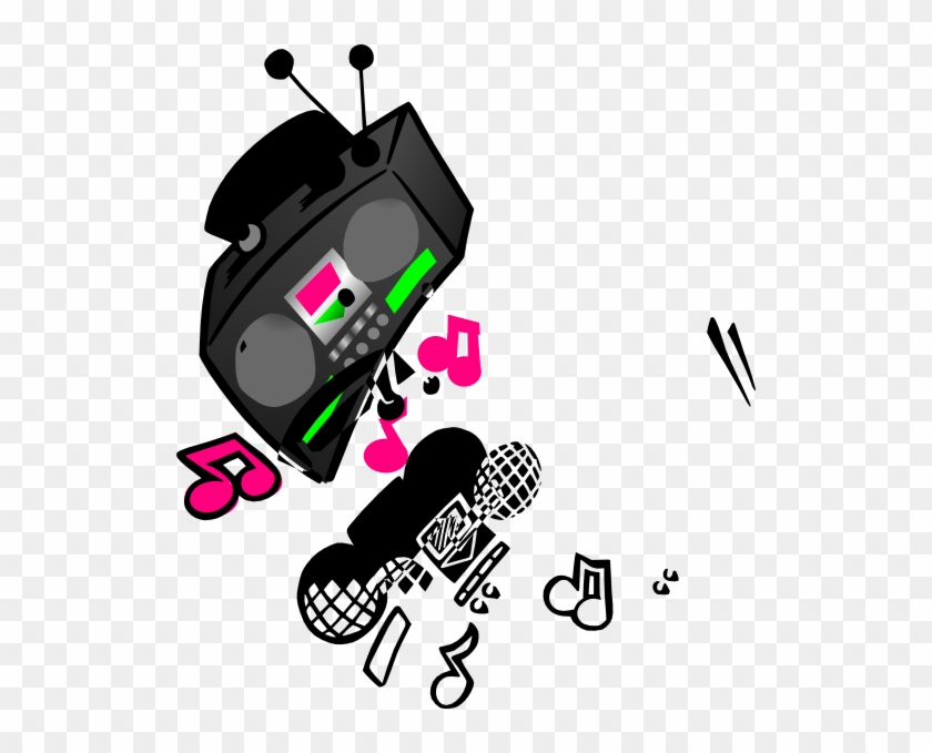 Small - Cartoon Boombox Transparent, HD Png Download - 522x599(#83757