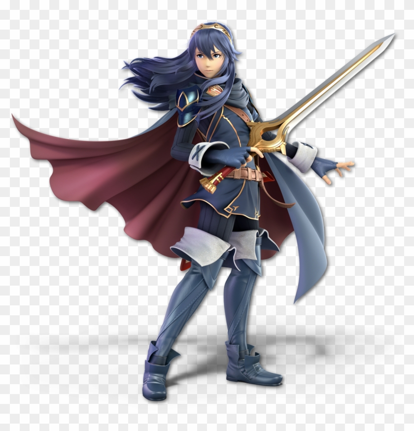 Figurine Anime Action Figure - Super Smash Bros Ultimate Lucina, HD Png  Download - 1280x1273(#83905) - PngFind