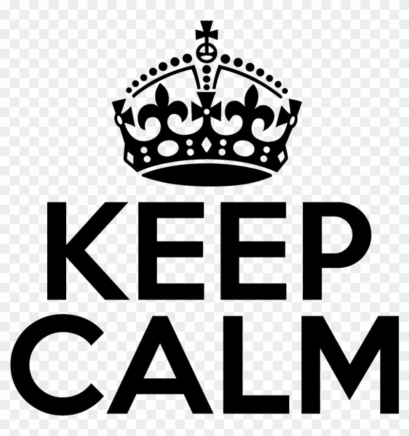 Keep Calm Crown Transparent Background