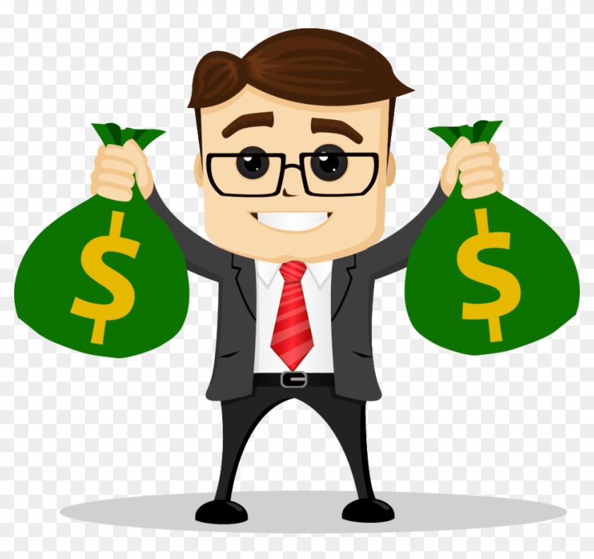 Simple And Actionable Ways To Make Money Right Now - Making Money Cartoon  Png, Transparent Png - 941x842(#88614) - PngFind