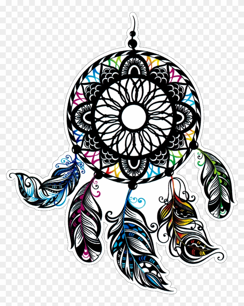 dream catcher car decal