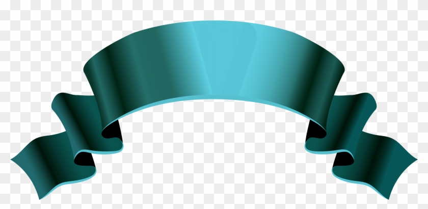 Blue Banner Png Clipart Image Ribbon Banner Green Png