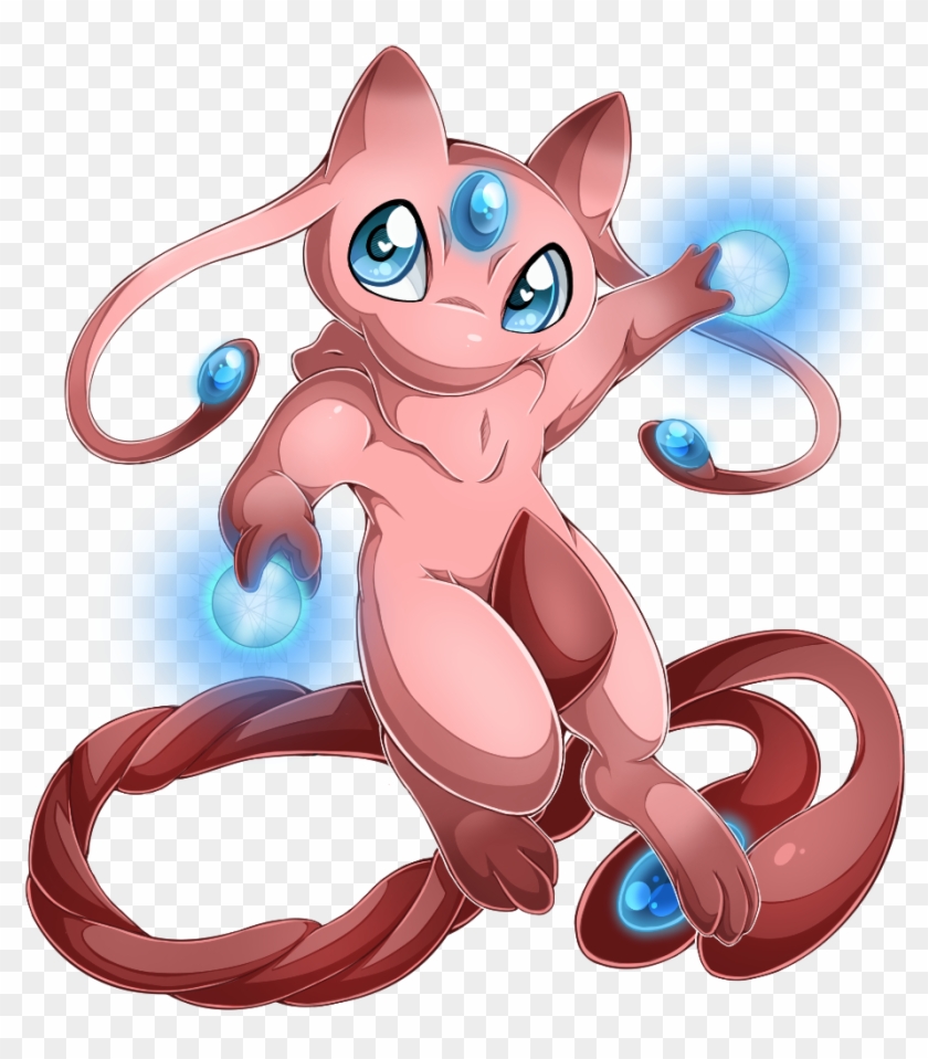 Mew By Alounea On Deviantart Svg Royalty Free Download - Mega Evolução Do  Mew - 1024x1105 PNG Download - PNGkit