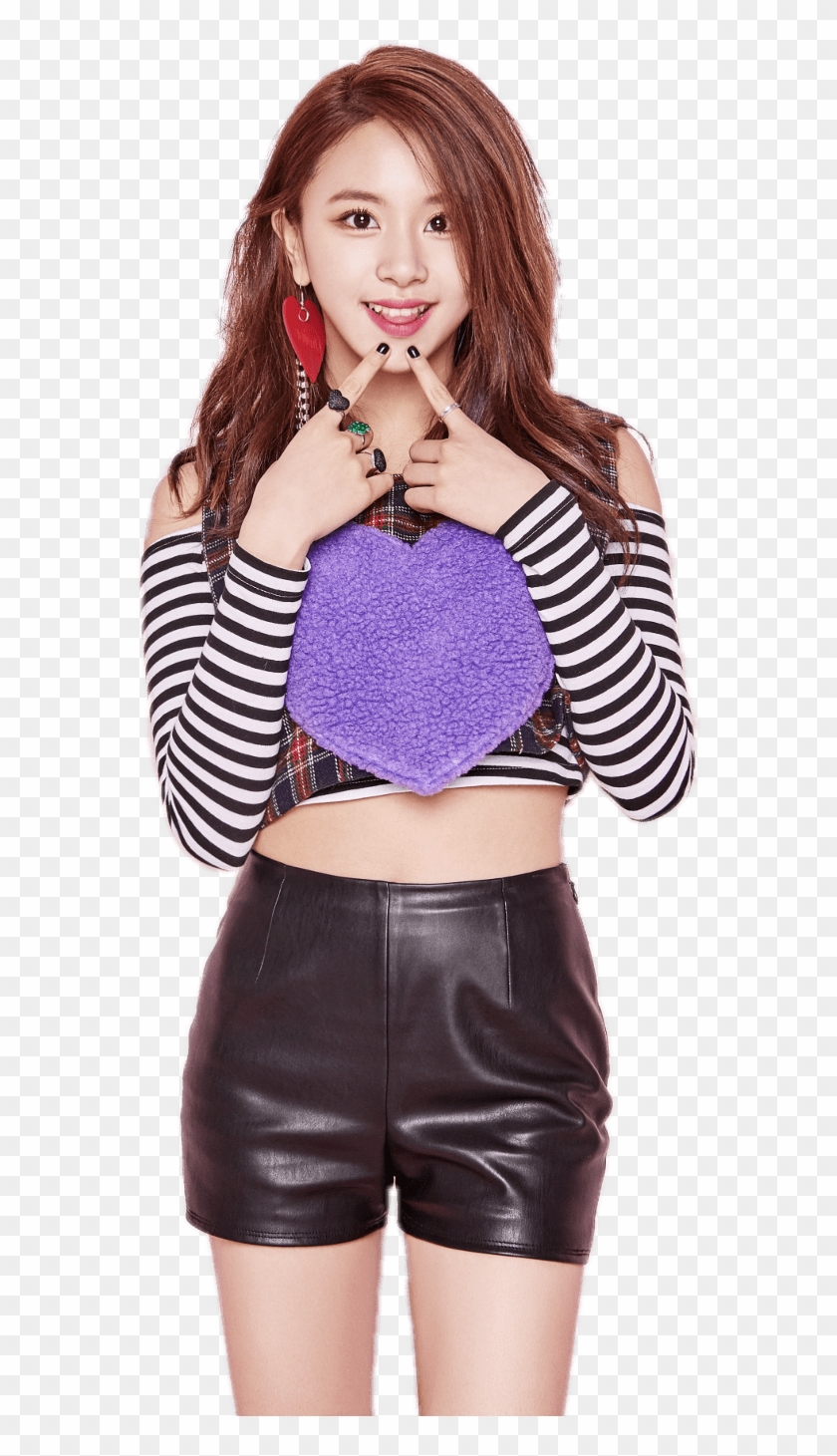 Download Twice Chaeyoung Knock Knock Hd Png Download 1800x1440 Pngfind