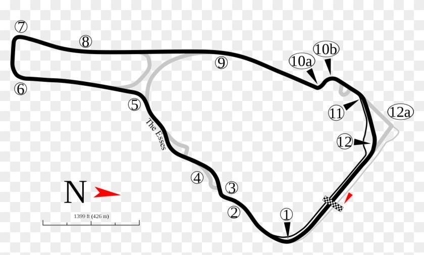 Road Atlanta Track Map, HD Png Download - 2000x1109(#809291) - PngFind