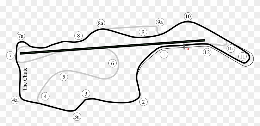 Sears Point Racing Track Layout Infineon With Emphasis On Nascar Track - Sears Point Raceway, HD Png ...