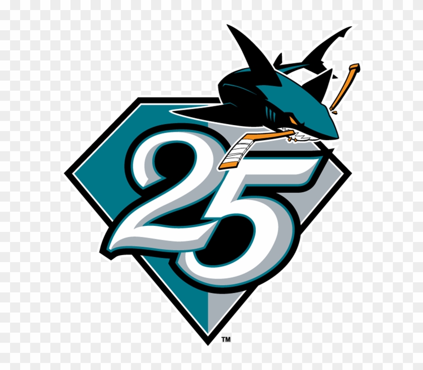 san jose sharks 25th jersey
