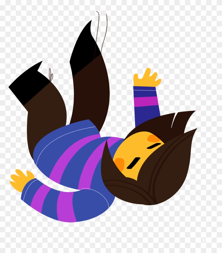 A Small Falling Frisk Frisk Falling Hd Png Download 865x1336