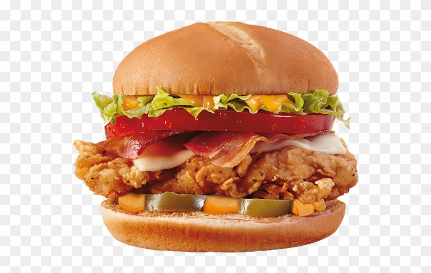 Flamethrower Crispy Chicken Burger - Chicken Burgers Png, Transparent