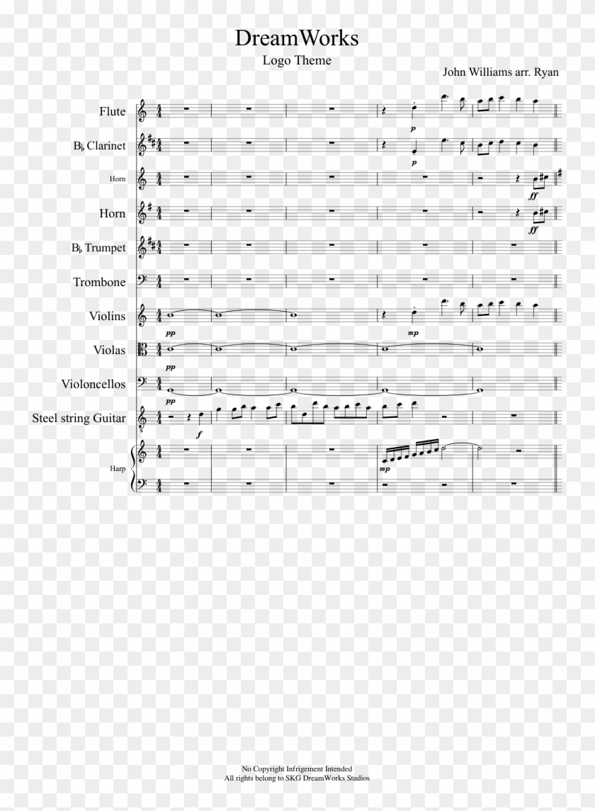 Dreamworks Theme Dreamworks Theme Song Piano Sheet Music Hd Png - up theme song piano sheet music roblox