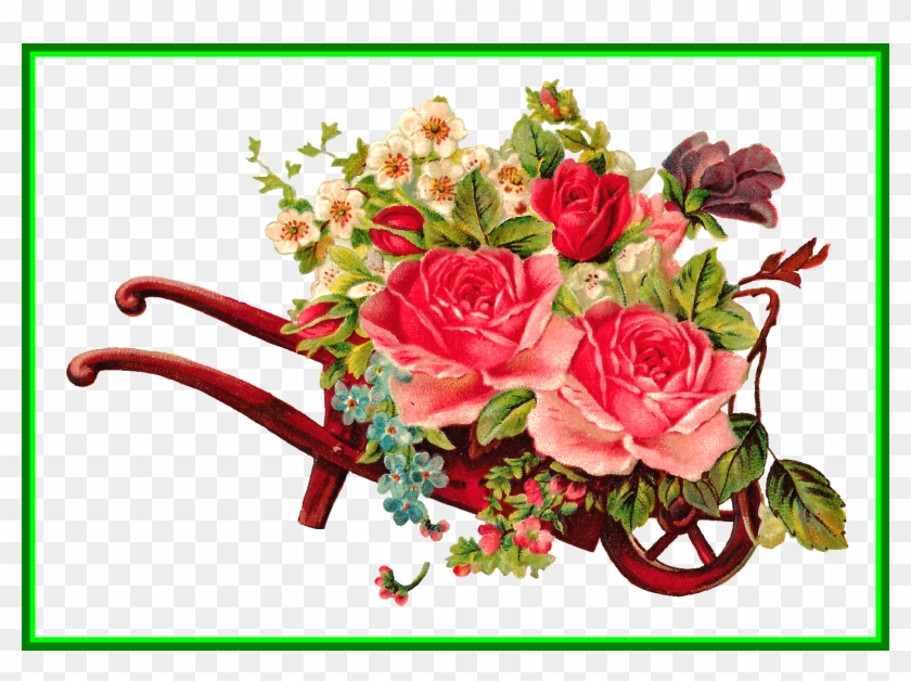 Download Svg Royalty Free Download Digital Image Techflourish Wheelbarrow With Flowers Clipart Hd Png Download 1613x1130 829216 Pngfind