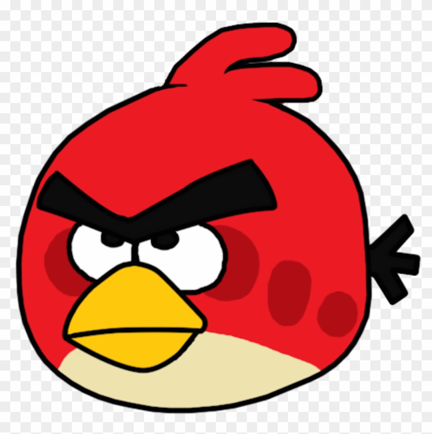 Angry Birds Baby Red Bird - Red Colour Angry Bird, HD Png Download