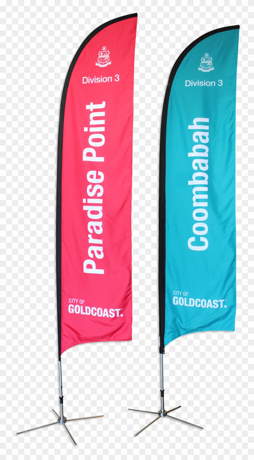 The Double Feather Banner Combo Nothing Grabs Attention Feather