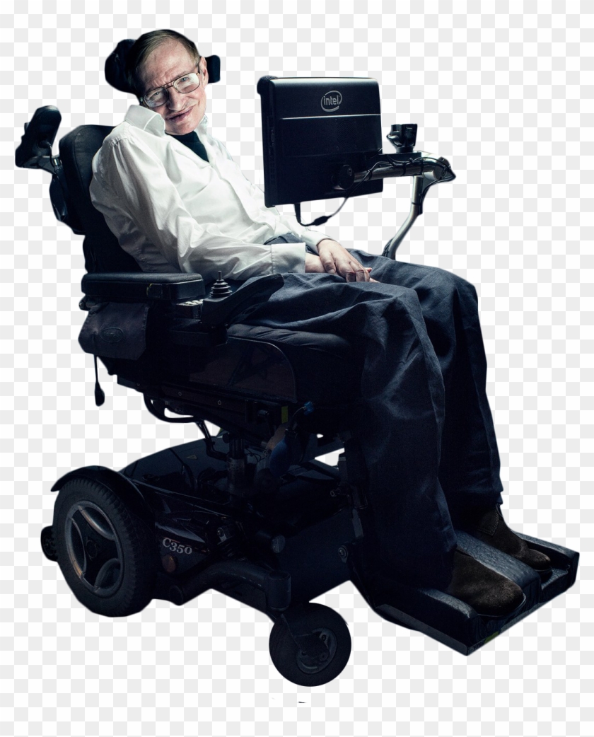 Stephen Hawking In Wheelchair Stephen Hawking Png Transparent