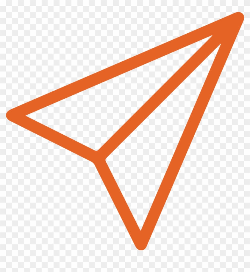 24 Paper Airplane - Instagram Send Icon Png, Transparent Png - 833x833