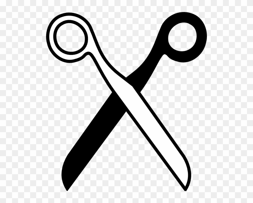 Scissor Png Black And White Black And White Scissors Transparent Png 534x596 845890 Pngfind