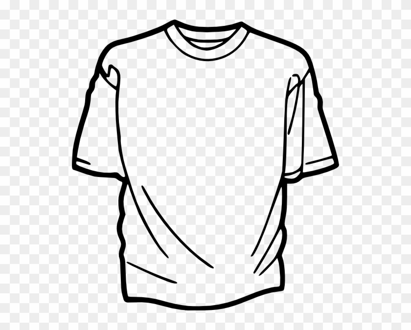 Cotton Clipart Blank Tshirt - Cloth Black And White, HD Png Download ...