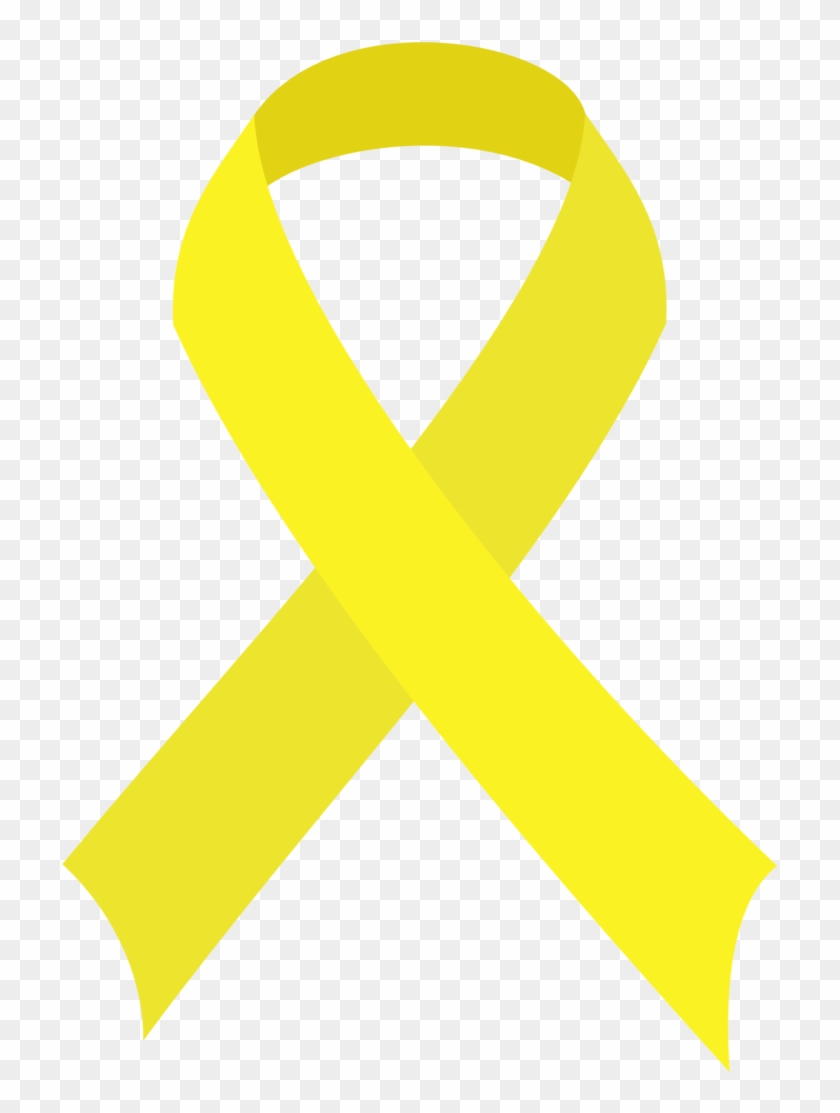 Yellow Cancer Ribbon Png