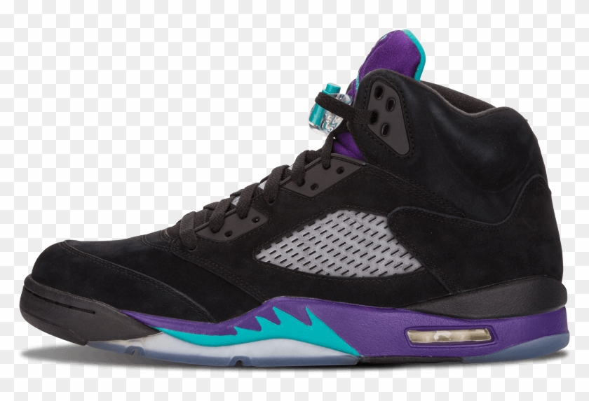 green and purple jordan 5